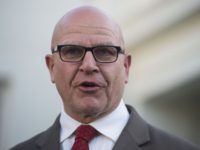 US National Security Advisor H. R. McMaster issues a statement to the press outside the West Wing at the White House in Washington, DC, May 15, 2017, denying the Washington Post report that US President Donald Trump spoke about classified information with Russian officials in the Oval Office. / AFP PHOTO / SAUL LOEB (Photo credit should read SAUL LOEB/AFP/Getty Images)