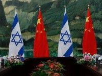 israel and china flags