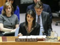 UN Ambassador Nikki Haley drew a list of possible measures against Iran that immediately drew strong reservations from Russia