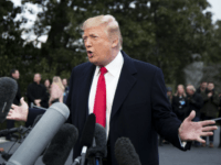 President Donald Trump speaks to reporters before leaving the White House in Washington, Friday, Dec. 15, 2017, for a trip to Quantico, Va., to attend the FBI National Academy graduation ceremony. (AP Photo/Manuel Balce Ceneta)