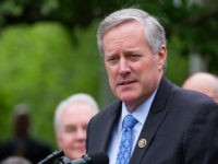 Rep. Mark Meadows, (R-NC 11th District) and chair of the Freedom Caucus, speaks at President Trump's press conference with members of the GOP, on the passage of legislation to roll back the Affordable Care Act, in the Rose Garden of the White House, On Thursday, May 4, 2017. (Photo by Cheriss May/NurPhoto via Getty Images)