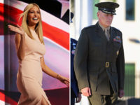 Ivanka Trump, daughter to President Donald Trump, and General John F. Kelly, the Trump White House Chief of Staff.