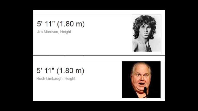 jim morrison, rush limbaugh